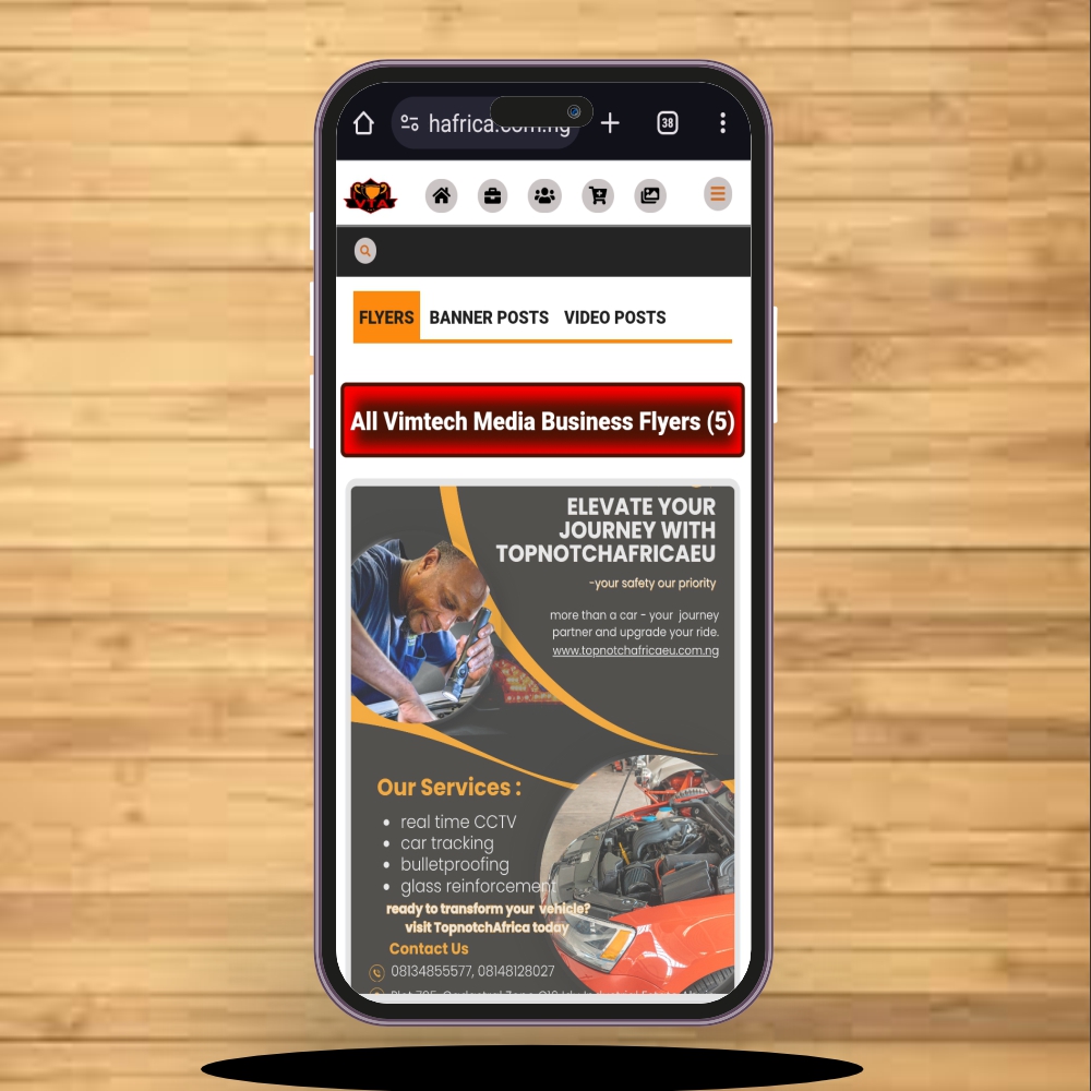 Vimtech Africa advertisement